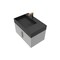 Castello Usa Amazon 30-inch Gray Left Vanity Set with Black Top and Gold Handles CB-MC-30G-GLD-2056L-BL - alternate 1